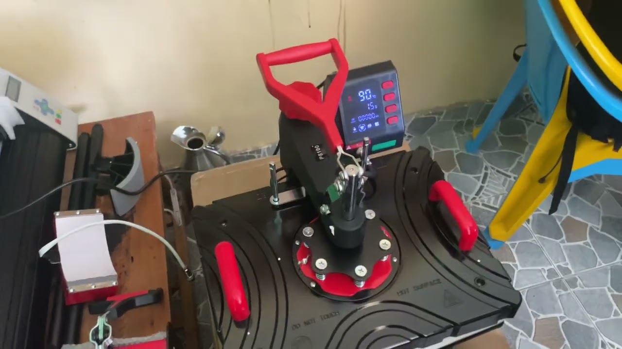 How does the heat press work ?