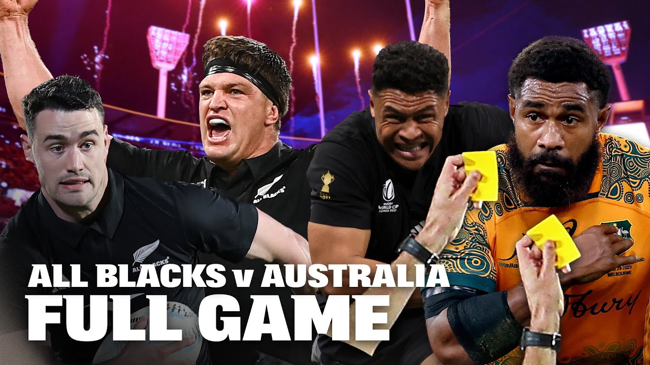 Scott Barrett's MONSTER Performance | All Blacks v Wallabies 2023 MCG Melbourne | FULL GAME