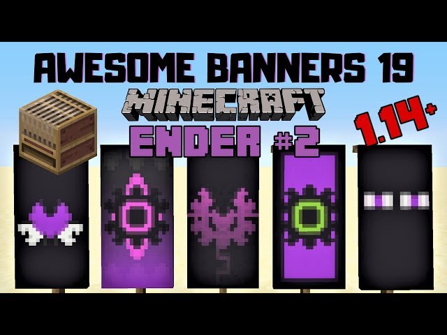 EYE OF ENDER Minecraft banner tutorial! 