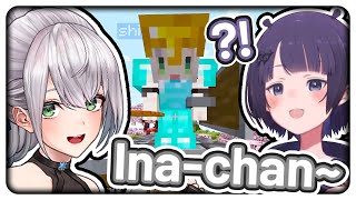 'Ina-chan~' Ina meets Noel in the minecraft server 【Hololive】