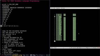 6502 Assembly Language #6: Printing a Number