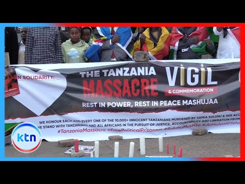 Candlelight Vigil In Nairobi Shows Solidarity With Tanzanians Activists Condemn Samia Suluhu