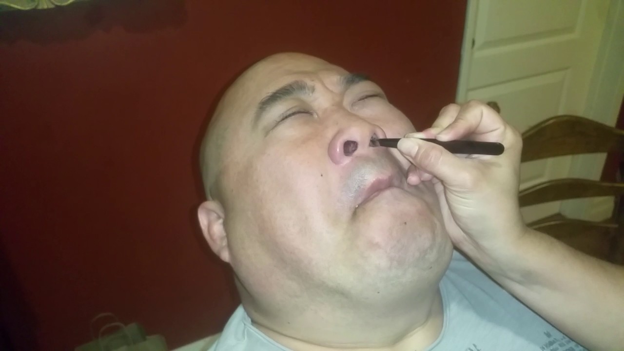 How To Pluck Nose Hairs The Hard Way Youtube