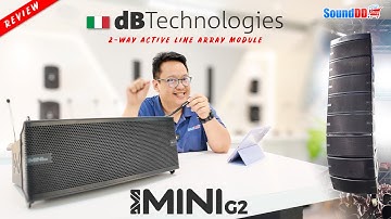 DVA Mini G2 ตู้ลำโพง Line Array แบรนด์ dBtechnologies [ Italy ] 💯 มาพร้อมเทคโนโลยีแอมป์ DIGIPRO G3✔️