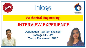 Infosys Interview Experience - 2022 | Designation: System Engineer | Mech Student