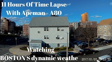 DYNAMIC WEATHER TIME LAPSE OF BOSTON - 1080P HD