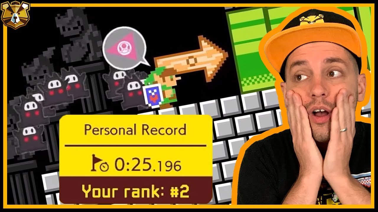 Speedrunner DEMOLISHES Ninji Speedruns! Super Mario Maker 2