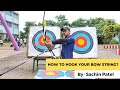 How to hook your bow string  by coach sachin patel  aim for success archery academy jabalpur