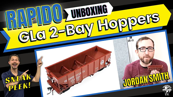 HO Scale Rapido Trains - GLa 2-Bay Hopper Car Unboxing!