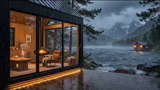 Soft Rain Seaside Chalet | Deep Sleep & Stress Relief screenshot 4