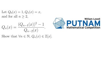 Recurrence Relation on Polynomials | Putnam 2017 A2