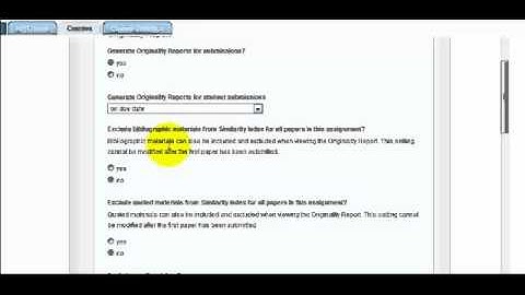 Creating a TurnItIn assignment in Blackboard