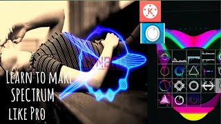 HOW TO MAKE AUDIO SPECTRUM IN KINEMASTER// TUTORIAL//TPNBRO screenshot 1
