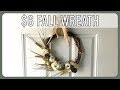 DIY - Dollar Tree - Fall Wreath