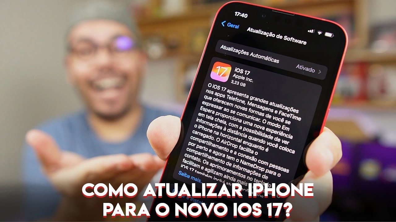 COMO ATUALIZAR IPHONE PARA NOVO IOS 17? - YouTube