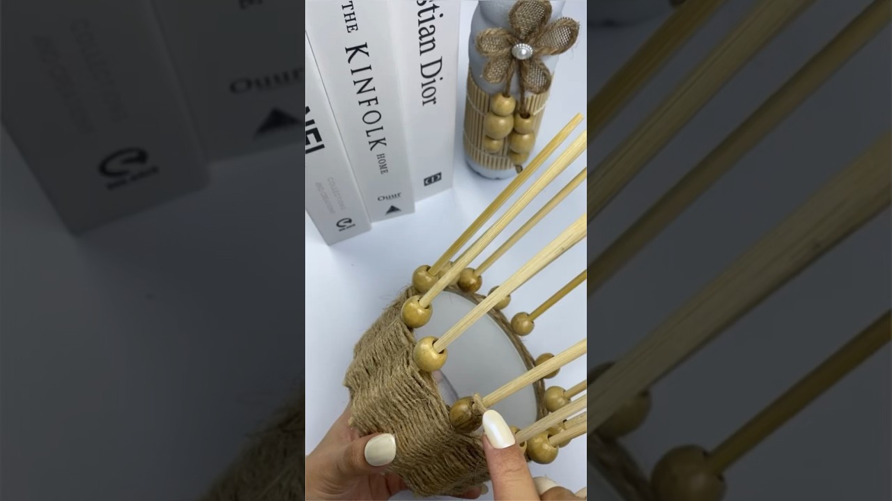 Best out of waste: Turning used plastic containers into cute jute basket | DIY Projects