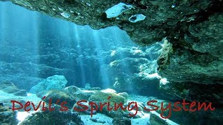 Scuba Diving The Devil's Spring System at Ginnie Springs