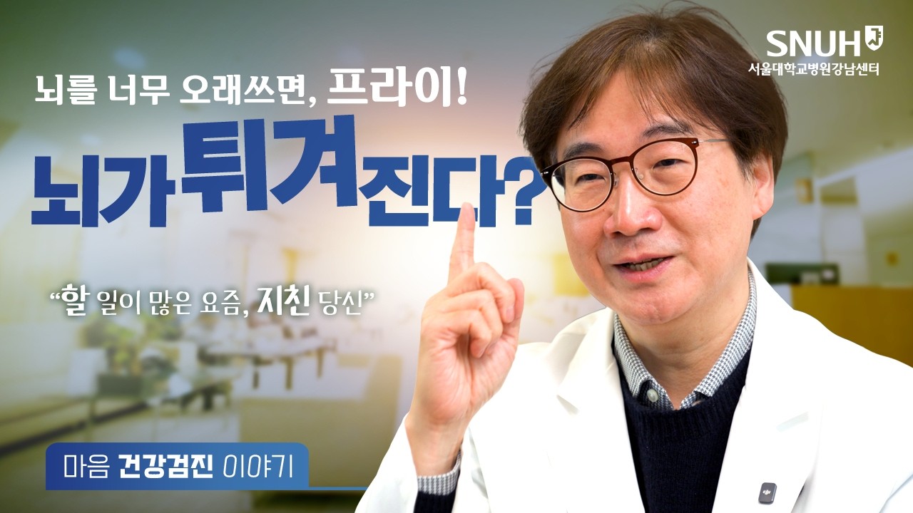 일 잘하려고 쓴 AI가 내 뇌를 망친다? 현대인을 덮친 '브레인 프라이' 극복법 l 마음건강 이야기 | 윤대현 교수님