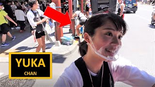 A cute Japanese girl Yukachan guided me around Asakusa by rickshaw |Rickshaw in Tokyo| Second Part