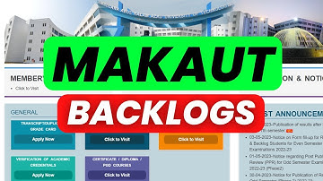 MAKAUT Backlogs Affect in Placement | Active Backlog | Placement | MAKAUT 2023