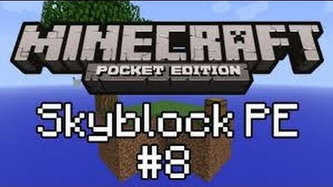 Minecraft Pocket Edition: Custom Map - Skyblock Pyramids - "Ep 8" - My Auntie Plays! (IOS)