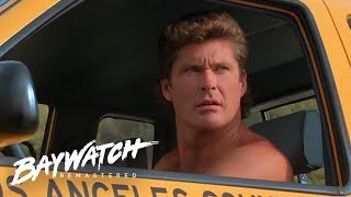 Baywatch Remastered - Mitchs Biggest Lifeguard FAIL On Baywatch.