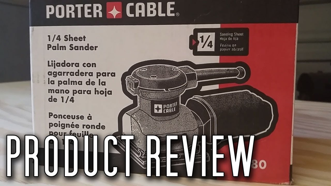 porter cable sheet sander review youtube 1 4 sheet sander
