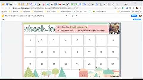 Check-in - Example Jamboard Activities