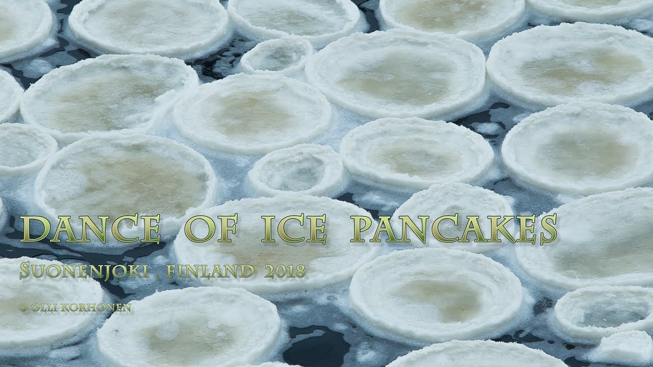Dance of Beautiful Ice Pancakes Shown in Fast Motion YouTube