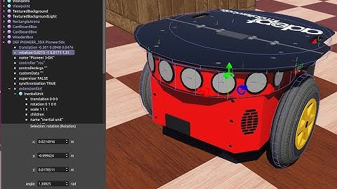 webots installation and my first simulation