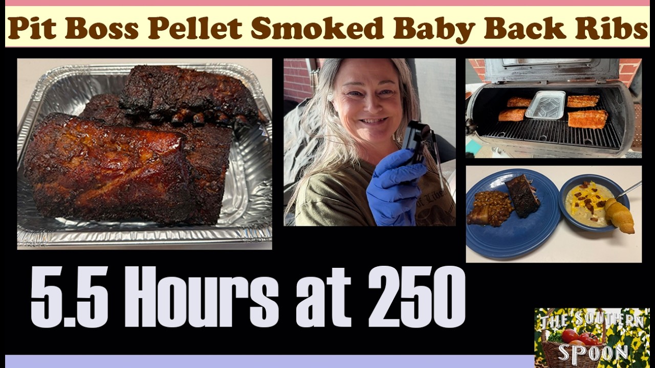 Pit Boss Pellet Smoked Baby Back Ribs