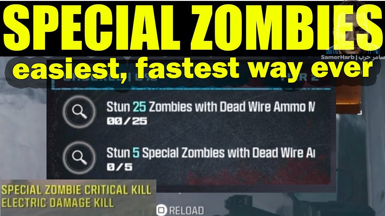 The easiest way ever to stun 5special zombies without dead wire ammo mod" MWZ|Shocked mission guide