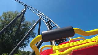 Namazu Launched Roller Coaster with Vertical Drop Track by Intamin POV
