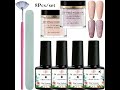 MEET ACROSS10pcs/set Dipping Nail Powder Set Shinning Nail Glitter Dust Without Lamp Cure Dip System