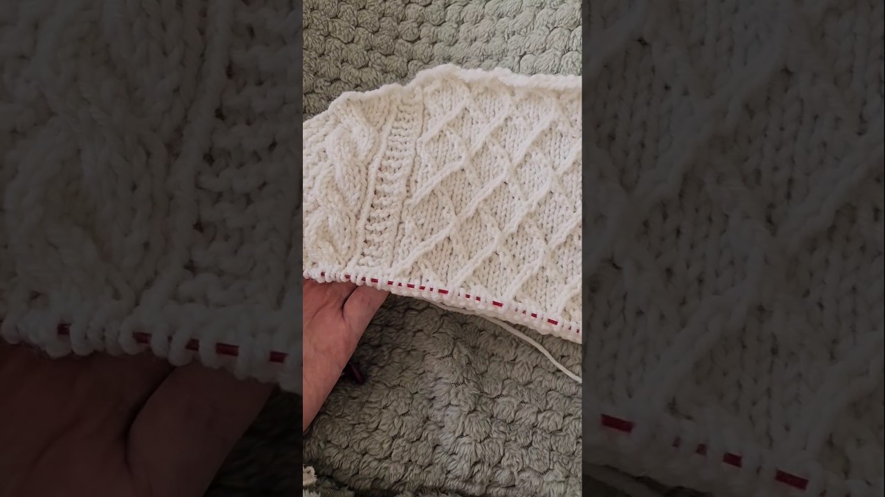 Moby Sweater Baby 🥹 Back yoke done so far🎀 