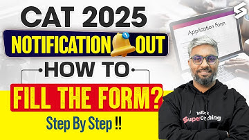 How to Fill CAT 2025 Form? CAT 2025 Form Filling Step by Step Guide by Amit Sir | CAT 2025