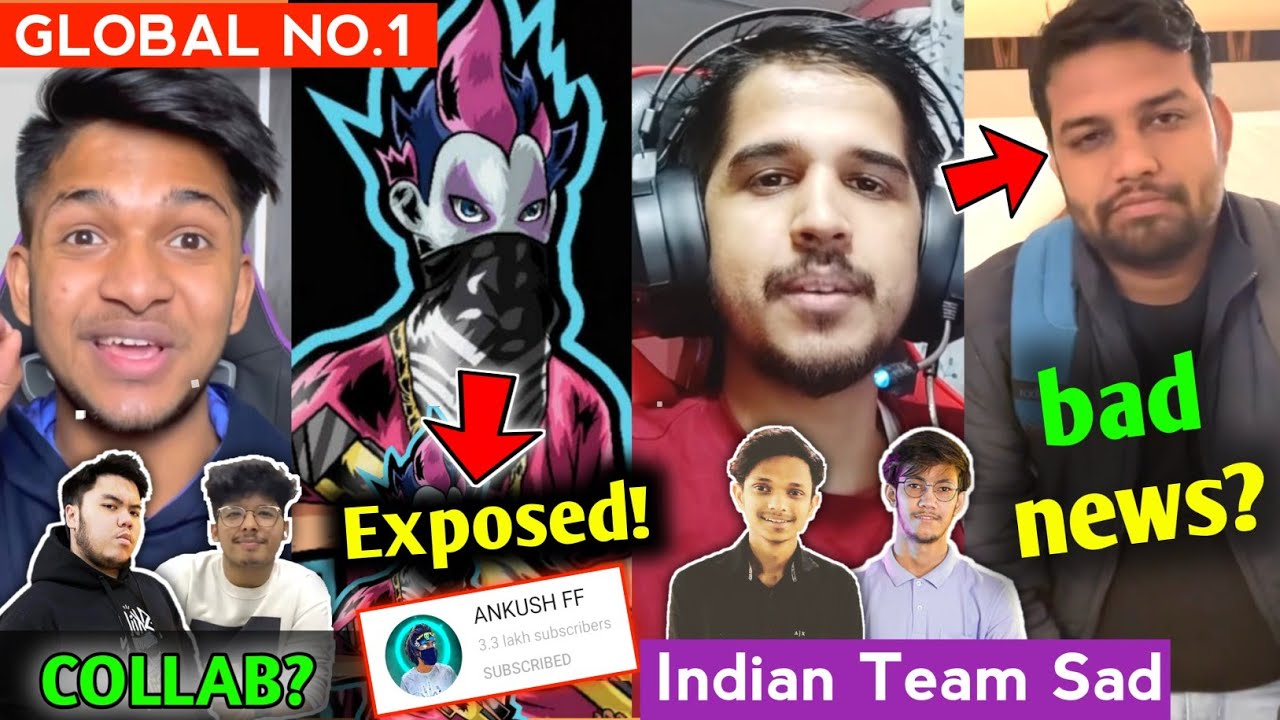 Alpha FF Expose Ankush FF?😮 Team Elite & GXR out! Desi Gamers angry reply? TSG & Dyland Pros Collab!