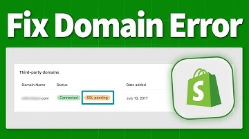 How to Fix Domain/DNS Error in Shopify in 2025