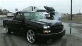 La Chicken & Angel & Pewees Silverado SS, burnouts