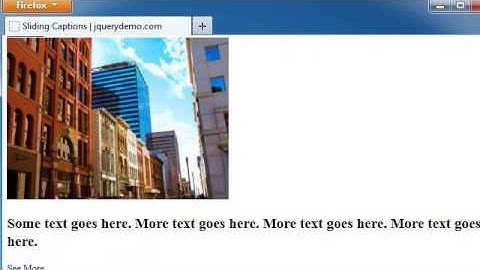 jQuery Animated Image Caption on Hover