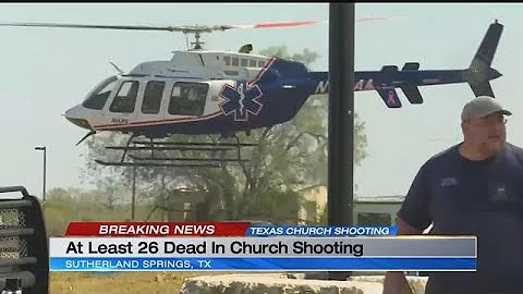 26 killed in church attack in Texas' worst mass shooting