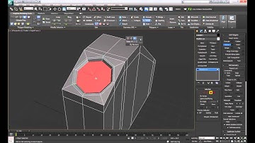 3Ds Max. Quick & Efficient Way of Making a Hole Into Your Model (Applies to Sub-D Modelling)