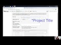 How to create a project in redcap