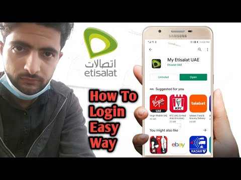 How To Login Etisalat Mobile App In UAE