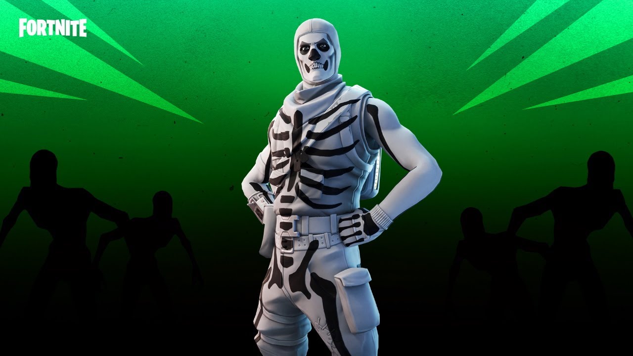 *NEW* ISH SKULL TROOPER SKIN SHOWCASE (FORTNITE CHAPTER 2 SEASON 4) SKULL SQUAD SET GAMEPLAY