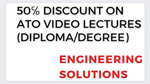 Ossc ATO 50℅Discount on video lectures series (Degree/Diploma)