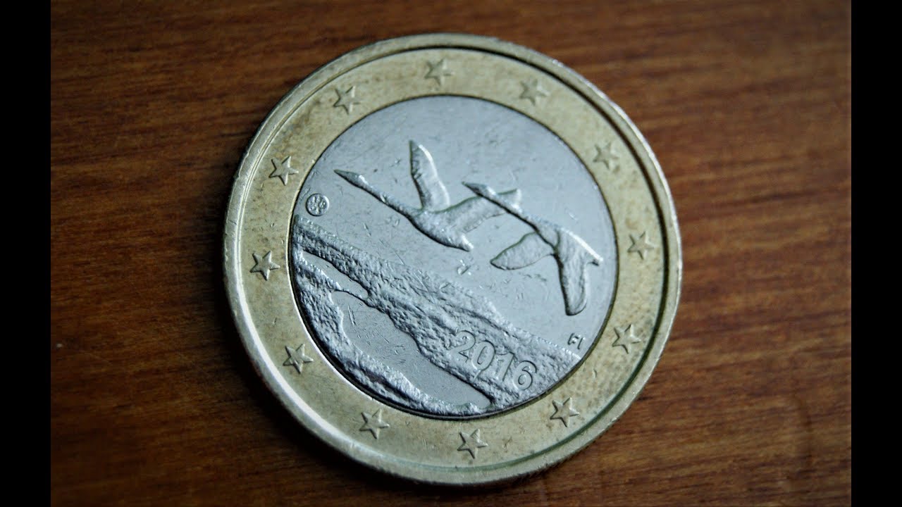Rare Year coin 1 Euro 2016 Finland  YouTube