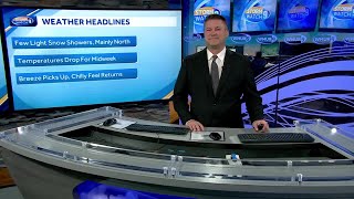 Video: Cooler with breeze and occasional flurries