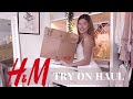 H&M TRY ON HAUL SPRING 2021 | NEW IN H&M TRY ON HAUL | SPRING CLOTHING TRY ON