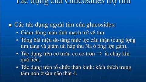 Dược lý thuốc TIM MẠCH [Dược lý 6/14]: Glycosid tim, Beta blocker, Dopamine, Chống đông